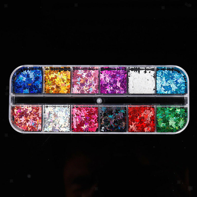 Crafts Nail Sequins Paillettes Iridescent Flakes Nails Art Supplies Decals