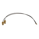2 pcs. WLAN Antennas Pigtail HIROSE u.fl SMA Box adapter cable IPEX RSMA 20