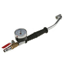 220PSI Air Tyre Pressure Inflator Gauge Valved Compressor Car Van Bike Tire Auto