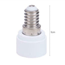 5pcs/pack E14 to E14 Adapter Light Bulb Lamp Base Holder Socket Converter A