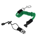 2x Elastic Kayak Canoe Paddle Leash Safety Secure Lanyard Coiled Cord Rope 140cm