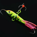 4X(10G Balancers Winter Ice Fishing Lure 6.3Cm Ice Metal Jig Hard Sinking MA8E6)