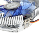 Universal Computer CPU Cooler Heatsink 112*110*57mm Fan w/ LED Radiator for