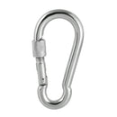 2pcs 2 inch Stainless Steel Spring Snap Hook Carabiner for Backpack, Climbing,