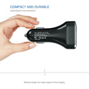 Digital LCD Display Dual USB Car Charger 3.0A Fast Charging Power Adapter
