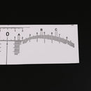10x Tattoo Accesories Disposable Microblading Makeup Brow Eyebrow Guide Ruler ï¼D