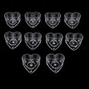 10 Heat Heat-Resistant Clear Plastic Tea Light Cup DIY Wedding Candle Craft