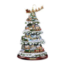Christmas Tree Glass Showcase Waterproof Wall Crystal Window Stickers (B)