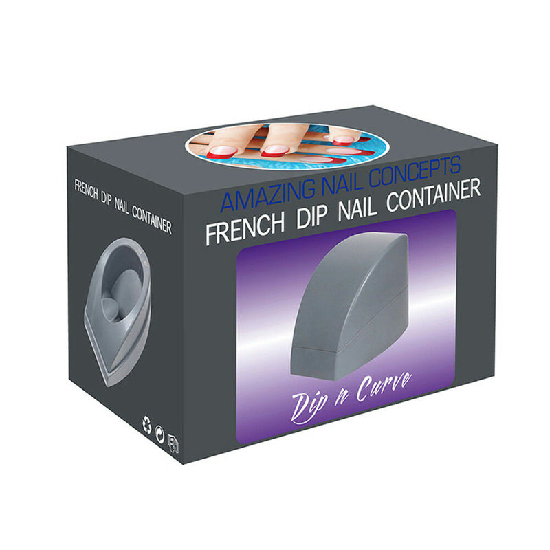 1pc French Dipping Power Tray Manicure Container Mould Nail Dip Container Supply