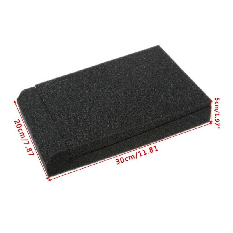 1 Set/2pcs Sponge Studio Monitor Speaker Acoustic Isolation Foam Isolator P V2A7