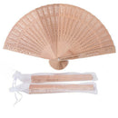 Wooden Hand Fan Wedding Favors Sandalwood Hand Fans Wedding Decor Folding FaA3C