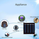 2V 120mA Mini solar panel solar polycrystalline droplet generation panel po L0G2