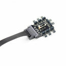 Multi Way Splitter Cooler Cooling Fan Hub PC Computer SATA 1 to 8 3pin 12V  A8U9