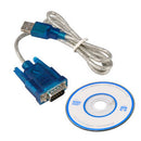 USB to RS232 Serial Port DB9 9 Pin Male COM Port Converter Adapter Cable  VES