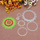 3pcs Flower Cutting Dies Stencils Scrapbook Embossing DIY Craft Album Gifts