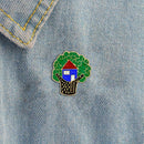 Creative Cartoon Tree House Brooch Badge Jacket Lapel Women Men Coat Pins