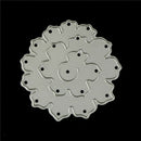 2X tattooing flowers Metal Cutting Dies for DIY Scrapbooking Album Card Decor OZ