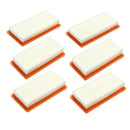6pcs HEPA Filter Vacuum Cleaner Spare Parts Replaces for Karcher 19x9.7x3cm