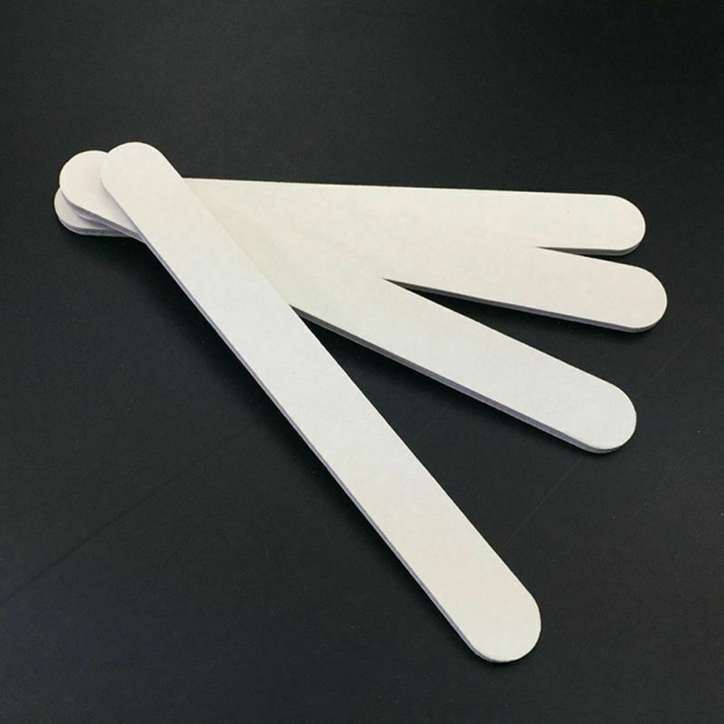 50pcs Nail Swatches Practice Stick Makeup Polish Display Sector Board Hot