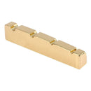 42mm Slotted Brass Metal String Nut for 4-String Electric Bass Guitar Part