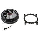 RGB CPU Cooler LED Heatsink 3 Pin Intel AMD PC Processor Desktop Cooling FaS.AU