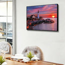 DIY Lighthouse Cross Stitch 5D Full Square Drill Diamond Painting Art Craft