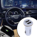 5V 2.4A/1.0A Dual USB Fast Charging Smart Car Charger for Phone Tablet