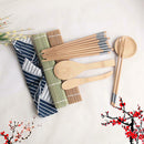 11pcs/Set Sushi Roller Bamboo Mat Spoon Chopsticks Maker Food Rolling Tools
