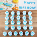 26Pcs Plastic Uppercase,Lowcase Letters&10Pcs Numbers Shape Cake Fondant Mo