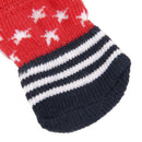 8 Pieces Bear Pattern Pet Dog Puppy Cat Socks with Cute Paw Prints Slippers