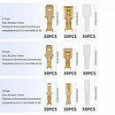 540Pcs 2.8/4.8/6.3Mm Wire Connectors Kit Crimp Female/Male Spade Terminals  R5F4