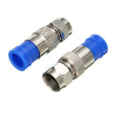 10x RG6 F Compression Connector Coaxial Coax Cable Fitting Compression Tool Set