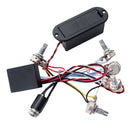 3 Band EQ Preamp Circuit Pickup Wiring Harness for Electric Guitar Bass