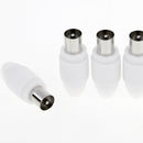 10pcs RF Male Connector Plug Adapter for Coaxial Coax Cable TV Aerial