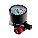1/4" BSP Threads Mini Air Regulator Tail Pressure Gauge Tool For Spray Gun YM