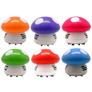 Ritzy Cute Mini Mushroom Corner Desk Table Dust Vacuum Cleaner Sweeper Y9N5