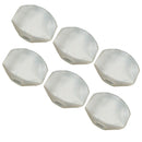 Durable 6Pcs Plastic White Machine Heads Caps Knobs DIY for Acoustic/Electric