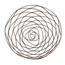 Metal Iron Wire Storage Fruit Vegetable Basket Serving Storage Bowl,Bronze