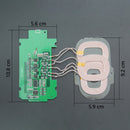 5V/2A 3 Coils Qi Wireless Charger PCBA Circuit Board Coil Charger Universal `US