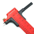 Adjustable Compass Circle 10mm-150mm Rubber Paper Cut New Leather Kit F4U6 M6A6