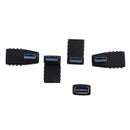 5 in 1 USB 3.0 A Male to Female 90 Degree+Straight Angled Adapter Connector O3C6