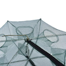 Foldable Crab Net Trap Cast Dip Cage Fishing Bait Fish Minnow Crawfish Shrimp LJ