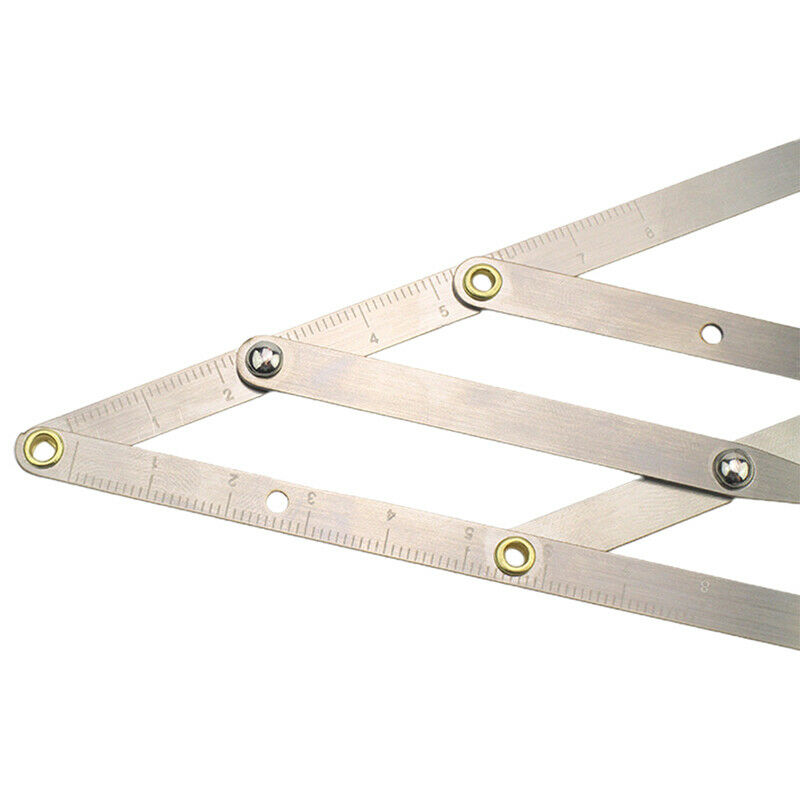 Stainless steel Golden Ratio Permanent Makeup Eyebrow Measure Tool MeanSEAU