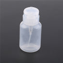 250Ml Nail Art Clear Empty Pump Dispenser Cleanser Bottle Manicure Press Bottl~Z