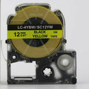 6Pcs ST12KW SS12KW Combo Set 12Mm Cassette Refills for Epson LabelWorks LC- B5K5