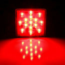 2 Inch Trailer Truck Hitch Towing Receiver Cover Smoked Lens 15 LED Brake L W8I5
