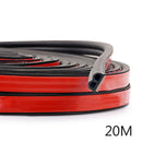 Universal 20m B-shape Car Door Rubber Weather Seal Strip Weatherstrip HOT YGW