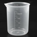 Clear White Plastic 250mL Measuring Cup Beaker for Flour Liquid