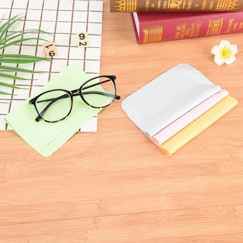 10x large microfiber cleaning cloth for screens lenses glasses 18*15cm 4color 3C