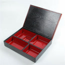 5 Slots Japanese Style Bento Lunch Box Sushi Storage Box Food Dinner Con HTA